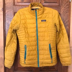 Patagonia down jacket Gold amber S